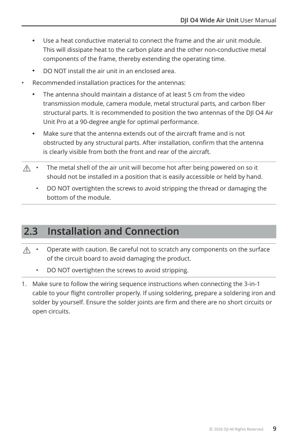 Installatienotities antennes / warmte